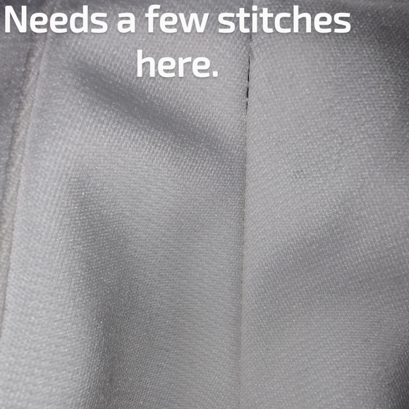 Varsity White Pleated With Three Stripes Women's Cheerleader/Cheerleading Skirt - Picture 9 of 10